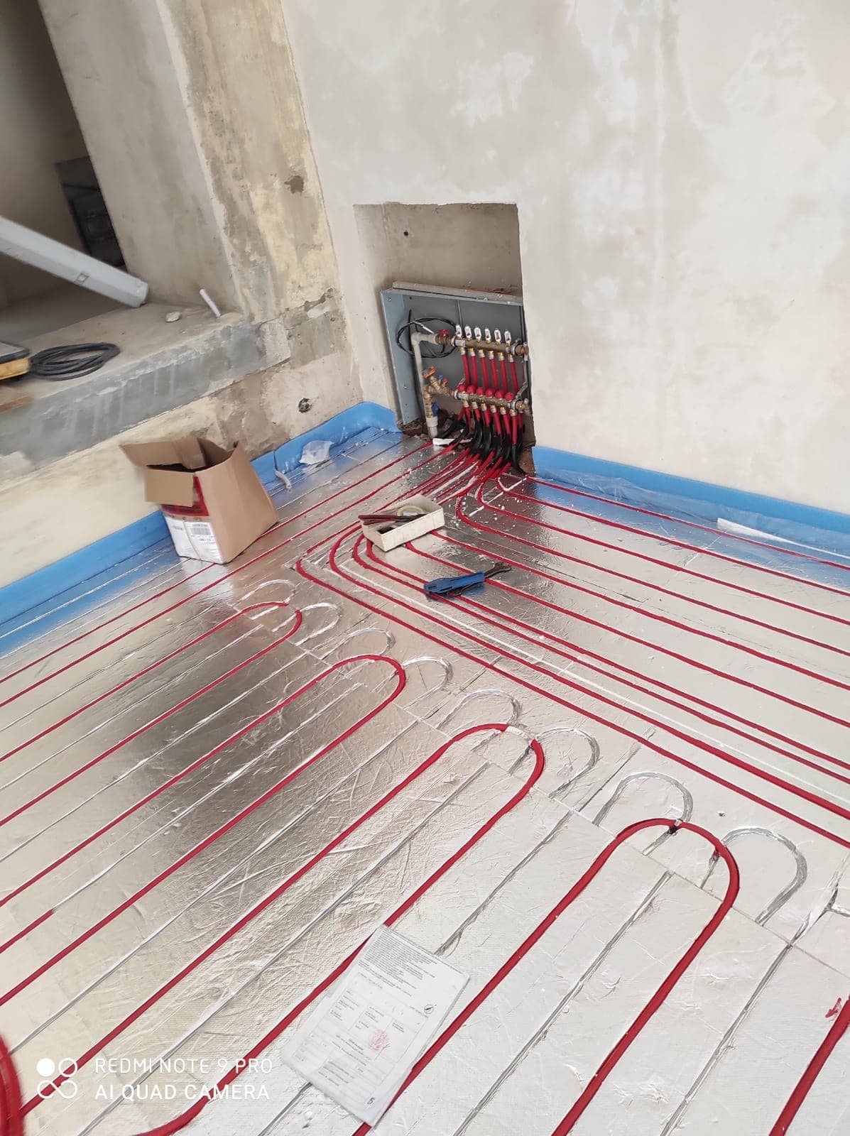Podlahové vytápění – ukázka práce 3