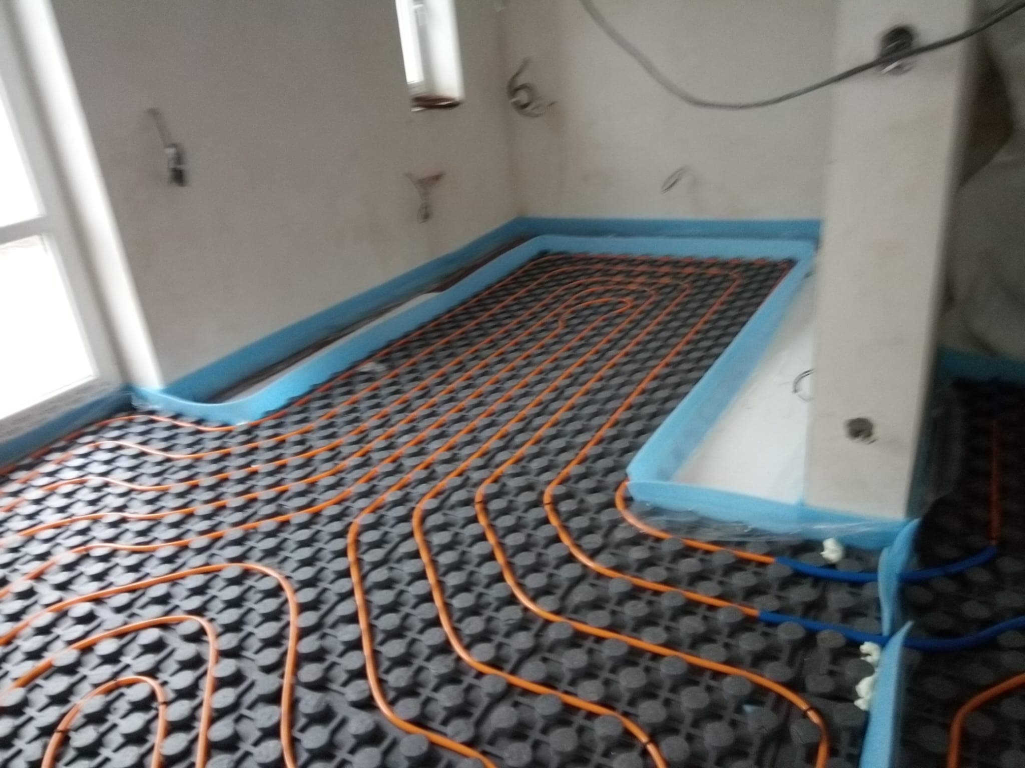 Podlahové vytápění – ukázka práce 2